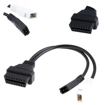 2Pin auf 16pin OBD 2 Kabel Obdii Kabel für VW Audi Skoda Fahrzeug-Diagnose-Tools